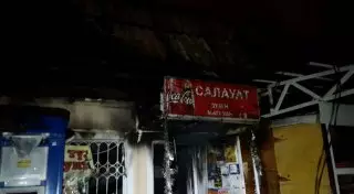 Продуктовый магазин сгорел в Алматы