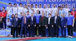 Волейбольная команда "Алтай" выиграла чемпионат РК