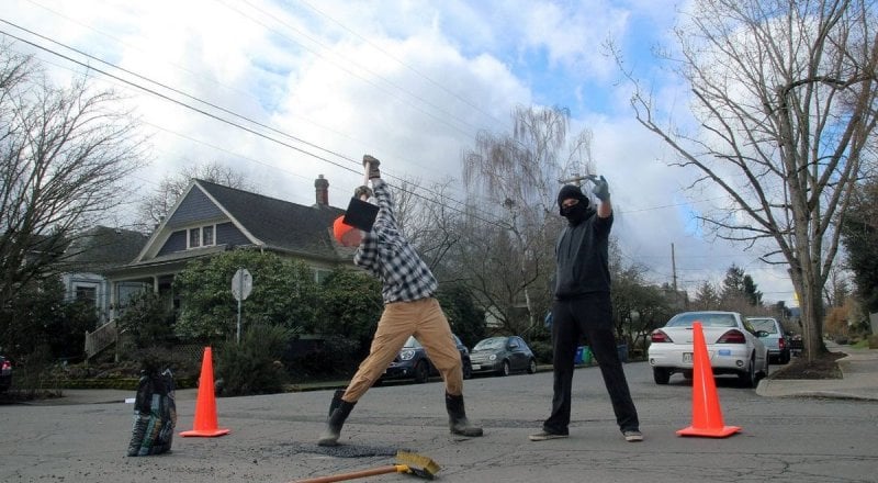 © Portland Anarchist Road Care/Facebook