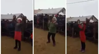 Женщины из аула удивили Казнет. Не каждый мужчина сможет повторить