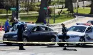 Водитель пытался наехать на полицейских около Капитолия в Вашингтоне
