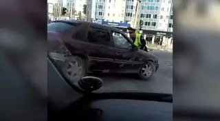 Арестован водитель, прокативший на капоте шымкентского полицейского