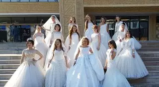 Необычный парад невест прошел в Шымкенте