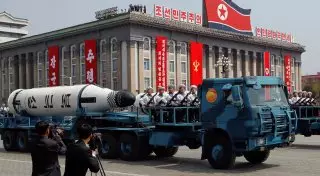 В Северной Корее продемонстрировали "ядерный удар" по США