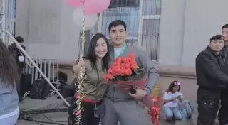 Предложение руки и сердца прозвучало на "Алматы Марафоне"