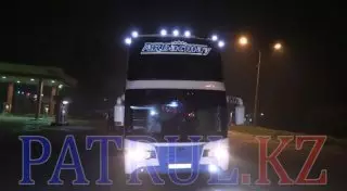 Водителя автобуса с необычными правами задержали в Алматинской области