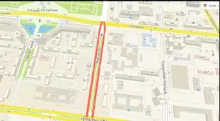 В Алматы до 15 июня перекроют участок по улице Желтоксан