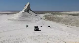 Экспедиция "Киелi Қазақстан" проехалась по "белой планете"