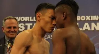 Боксеры "Астана Арланс" и "Куба Домадорес" едва не подрались во время взвешивания