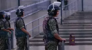 Полицейские провели задержание в Алматы