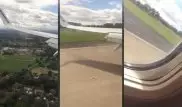 "Думал, развалится". Пассажир заснял жесткую посадку Boeing