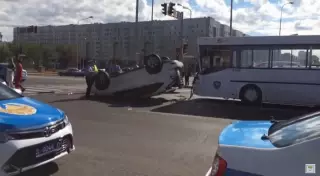 23-летняя астанчанка угнала Lexus у знакомого - новые подробности ДТП с автобусом