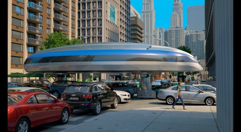 Кадр из видео "Гироскопический транспорт"