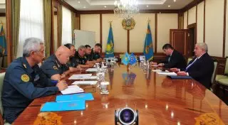 В Астане прошла встреча министра обороны РК с генеральным секретарем ОДКБ