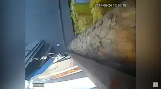 Появилось видео начала пожара на рынке в Шымкенте