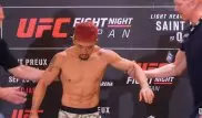 Боец UFC едва не потерял сознание на взвешивании