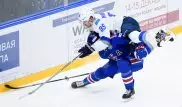 "Барыс" со счетом 1:9 проиграл СКА в матче КХЛ