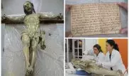 Внутри испанской статуи Христа обнаружили "капсулу времени"