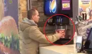 Налил в баскет из KFC колу в Burger King. Наглость россиянина принесла ему мировую славу
