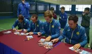 Казахстанские теннисисты провели мастер-класс для воспитанников детского дома