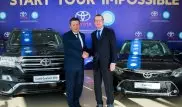 Toyota передала 8 автомобилей Национальному олимпийскому комитету