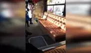 В шымкентском автобусе установили диван