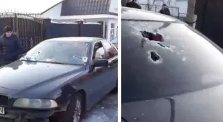 В Тургене обстреляли автомобиль: полиция задержала подозреваемых