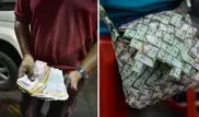 Жители Венесуэлы изготавливают сувениры из собственных денег