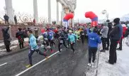 1000 любителей бега приняли участие в Зимнем забеге Алматы Марафона