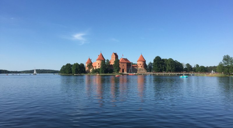 Замок Тракай. Вильнюс, Литва. 