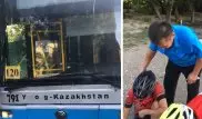 Автобус сбил велосипедистку в Алматы: полиция завела дело на водителя