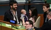 Премьер Новой Зеландии появилась на сессии Генассамблеи ООН с 3-месячной дочкой
