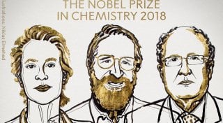 Фрэнсис Арнольд, Джордж Смит и Грегори Винтер | twitter.com/NobelPrize