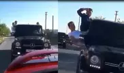 Лихачи на Gelandewagen попали на видео в Шымкенте