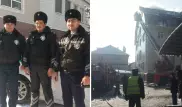 Полицейские спасли алматинца из горящей мансарды