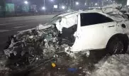 Водитель Toyota Camry чудом выжил в страшном ДТП в Алматы