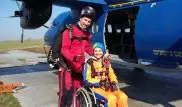 Девушка из Усть-Каменогорска оставила на земле инвалидную коляску, поднялась в небо и прыгнула с парашютом