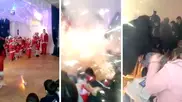 Взрыв петард на детском утреннике: в Сети появилось видео