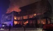 Крупный пожар в Астане: горит офис "Хайвилл Казахстан"