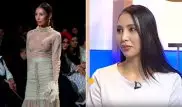 "Бұл хайп емес" - Подиумға кеудесі ашық киім киіп шыққан астаналық модель