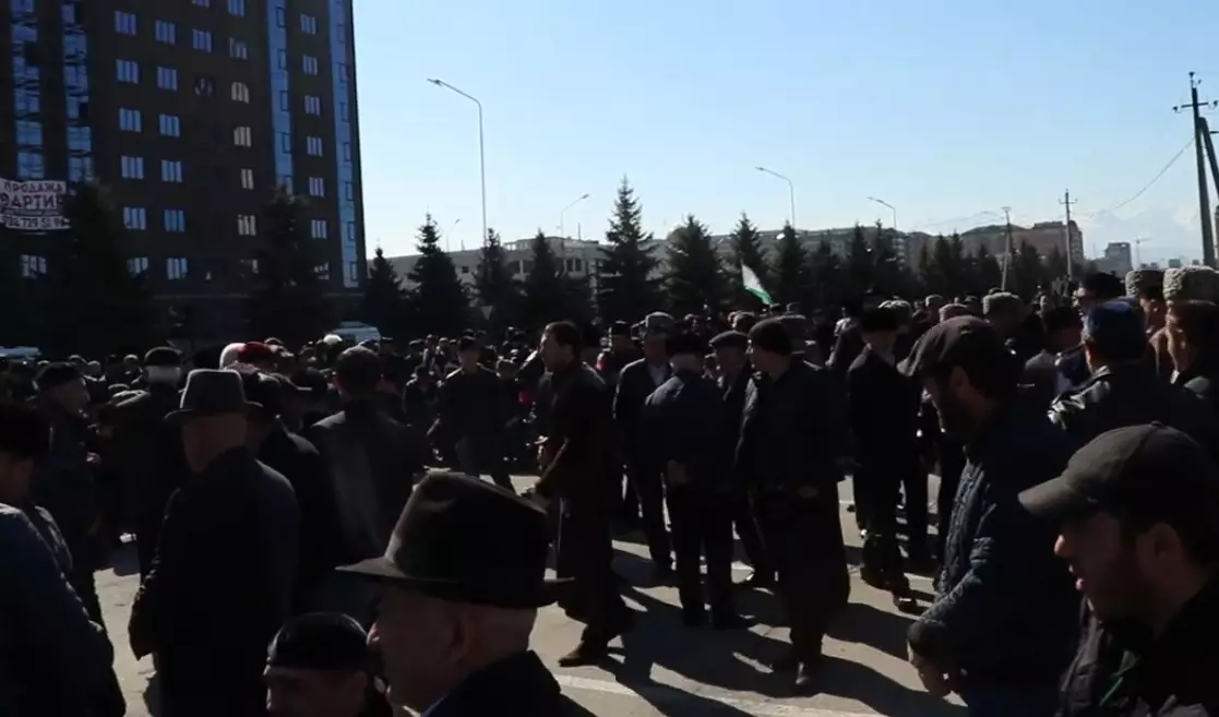 Жители Ингушетии вновь вышли на массовые протесты