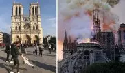 Фото, снятое перед Нотр-Дамом за час до пожара, облетело соцсети