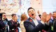 Выборы в Украине: Зеленский лидирует после подсчета половины голосов