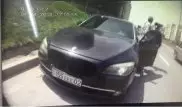 Представительский BMW ездил по Алматы с поддельными номерами