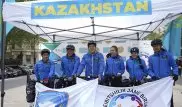 В Лондоне стартовал международный велопробег Beibitshilik jane birlik. Peace and unity