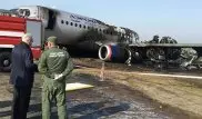 Появилось новое видео аварийной посадки SSJ-100 в Шереметьево