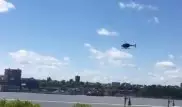 Падение вертолета в Нью-Йорке попало на видео
