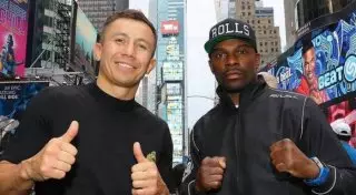 Головкин и Роллс провели дуэль взглядов на улицах Нью-Йорка