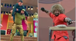 Спустя век трюк Кажымукана повторил казахстанский палуан и установил мировой рекорд