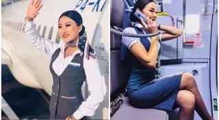 Самые красивые стюардессы Казахстана в Instagram